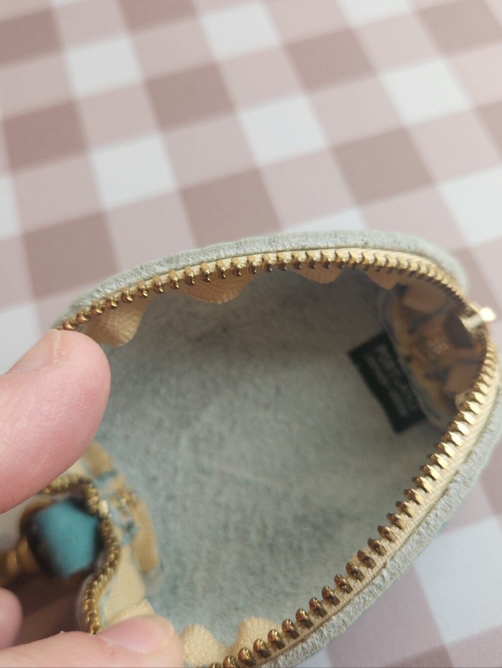 NEW- Portland Leather Goods- Small Leather Bird Charm And Mini Taco Keychain - Picture 5 of 6